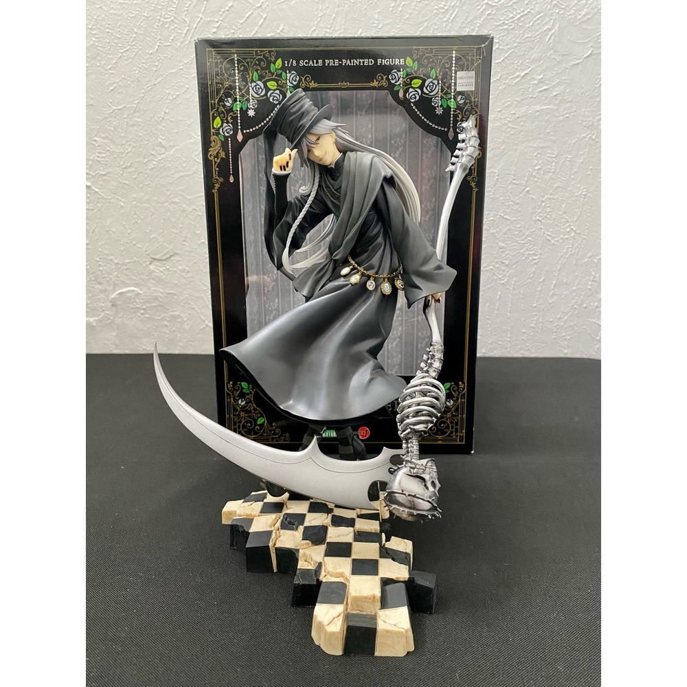 Kotobukiya ARTFX J Black Butler Book of Circus Undertaker Figure & Box